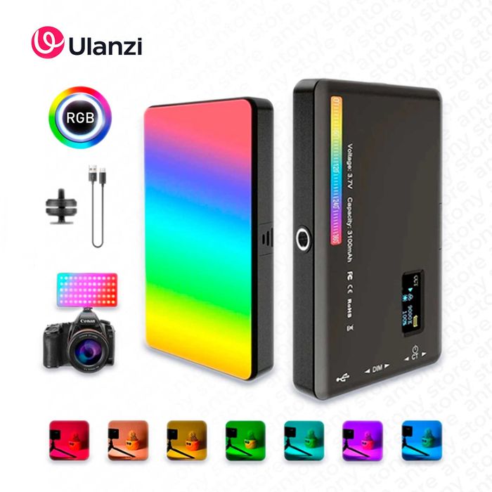 З гарантією ‼️ Ulanzi VL 120 RGB Ligth – накамерне світло для створення контенту