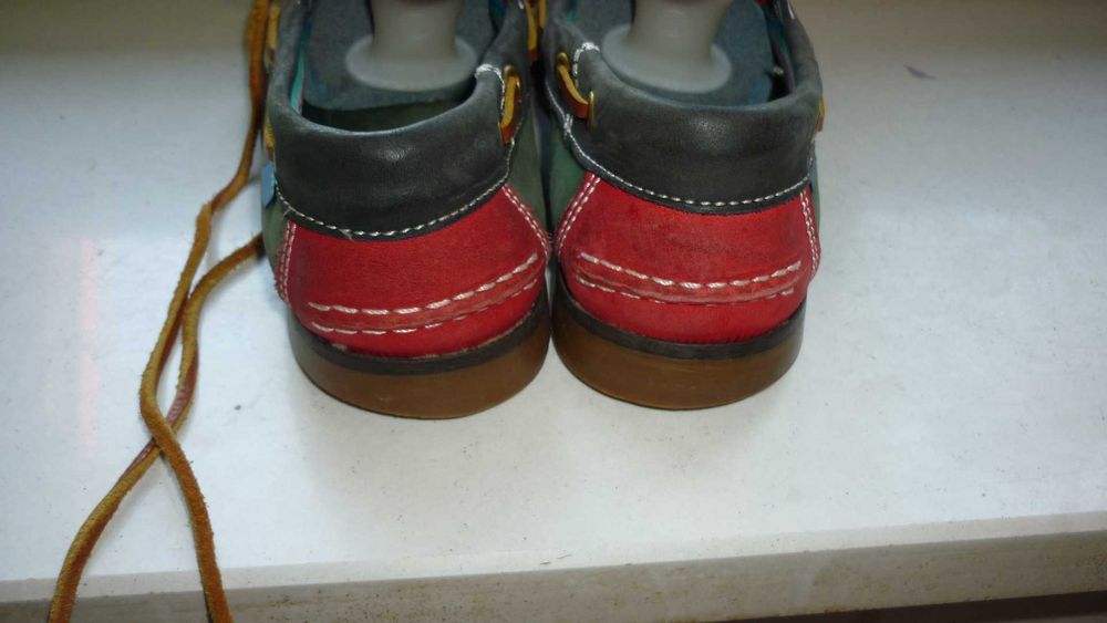 Moshulu skórzane kolorowe mokasyny  r;36