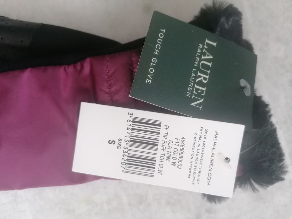 Rękawiczki Ralph Lauren damskie S Nowe