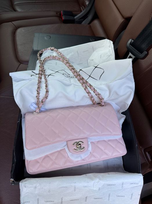 сумка Chanel натур шкіра