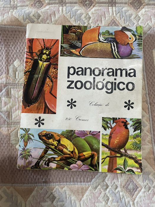 Caderneta de cromos completa Panorama zoológico
