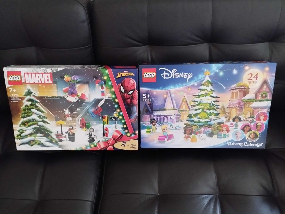 LEGO Calendário Advento Disney 43253 Marvel 76293 Harry Potter 76404