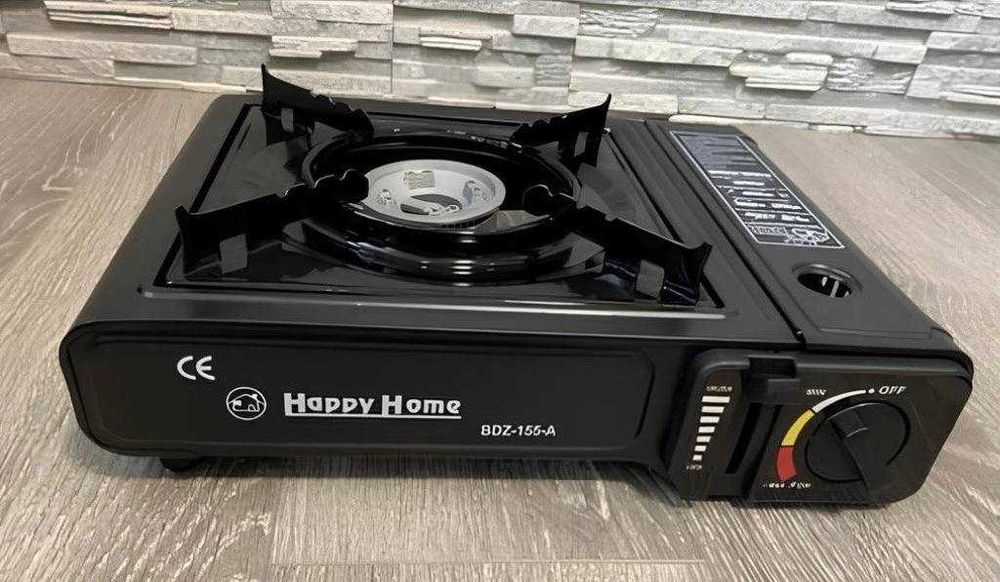 Настільна газова плита портативна газовая плитка п'єзопідпал