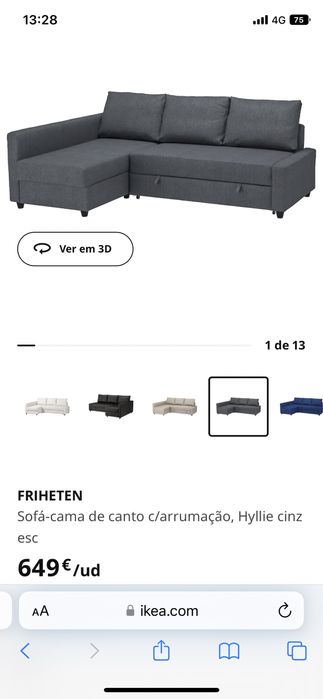 Sofa cama chaise longue