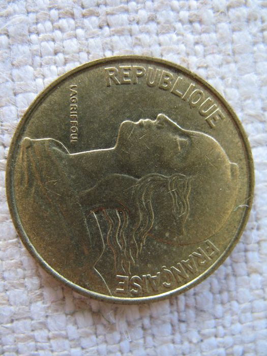 Moneta 10 centimes Francja 1993