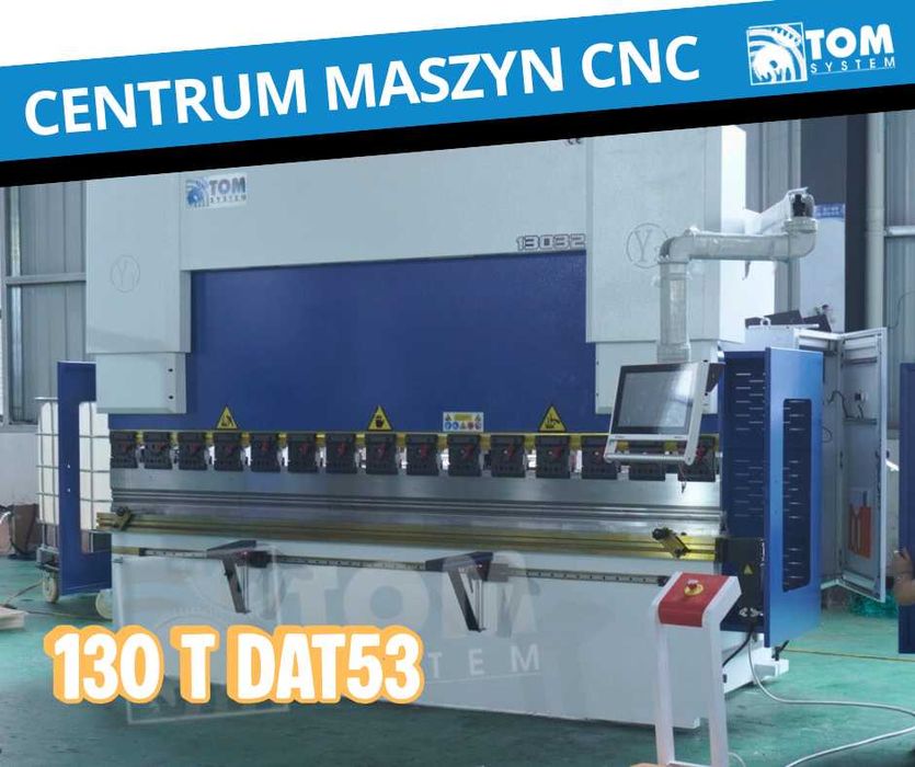 Prasa krawędziowa CNC 130T 3200mm DELEM DA-53TX