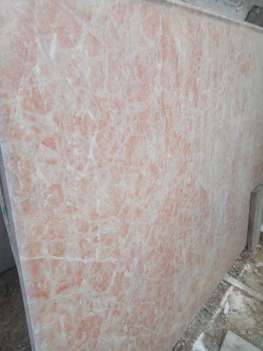 мрамор , бежево-розовый 3 см.