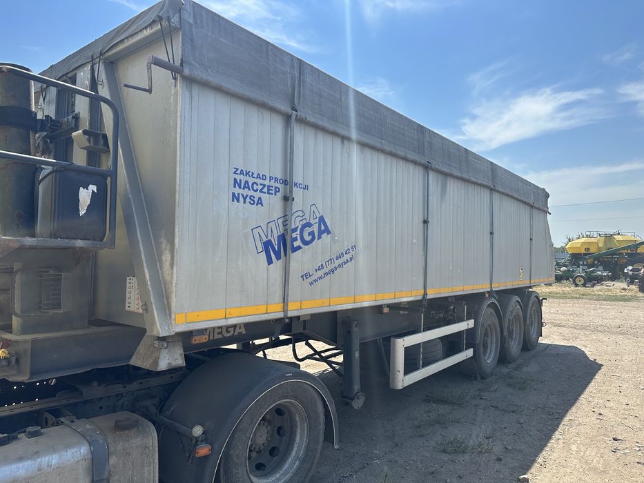 напівпричіп (полуприцеп) зерновоз MEGA MNW самоскид 42 куба