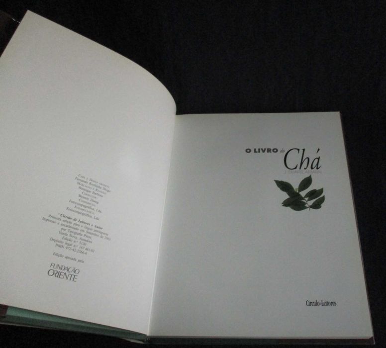 Livro O Livro do Chá J. Duarte Amaral