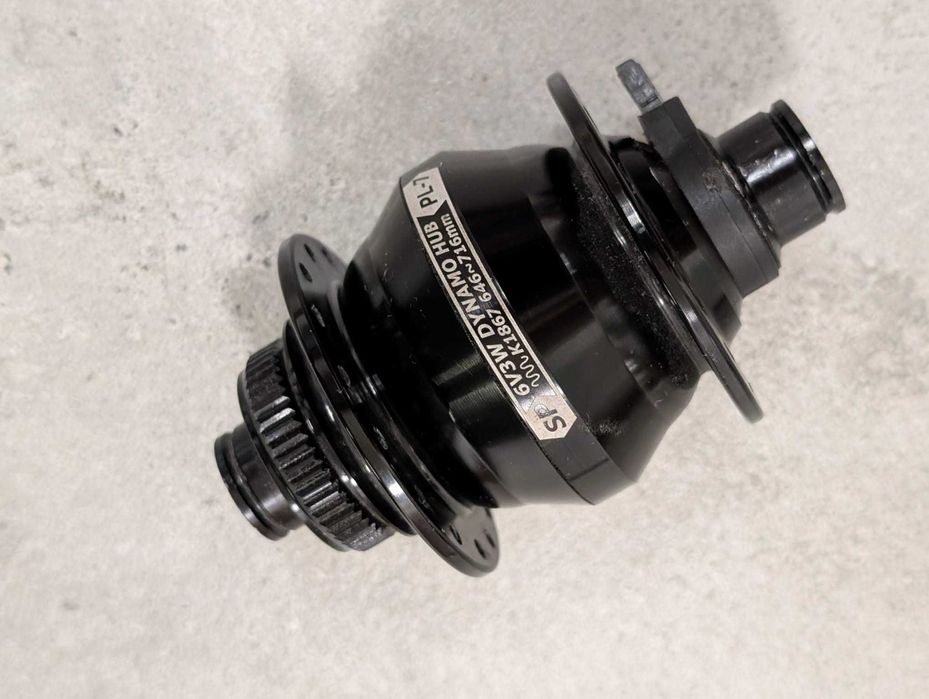 Piasta przednia dynamo Shutter Precision SP7 gravel bike packing 32H 12x100