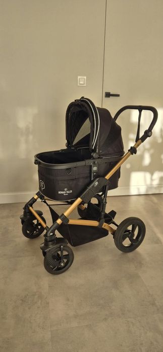 Wózek dla psa/kota Nomad Tales Calma Premium do 15 kg –  złoto