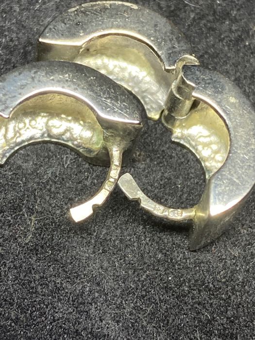 Brincos 1,6 cm Prata Portuguesa contrastada 925