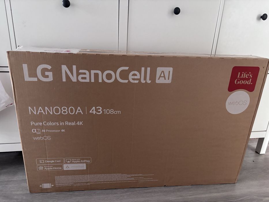Tv LG 43’ nova com garantia 3 anos