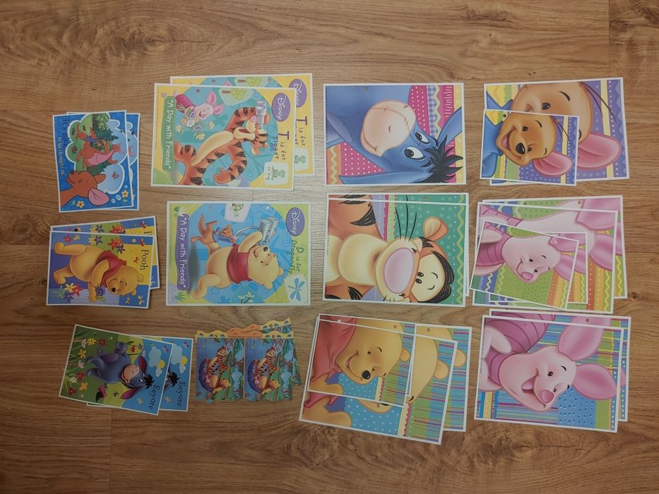 Kubuś Puchatek karteczki do segregatora zestaw kolekcjonerskie Winnie