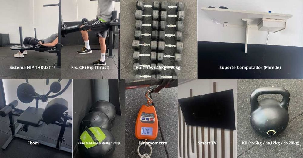 Ginásio Completo/ Estúdio de PT - Equipamento Máquinas FITNESS (S. João da Madeira)