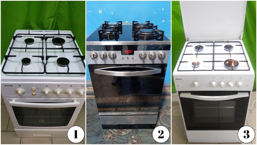 ГАЗОВАЯ Печь ПЛИТА Bosch CM5101 Духовка Газ Электро Гриль Конвекция Бу