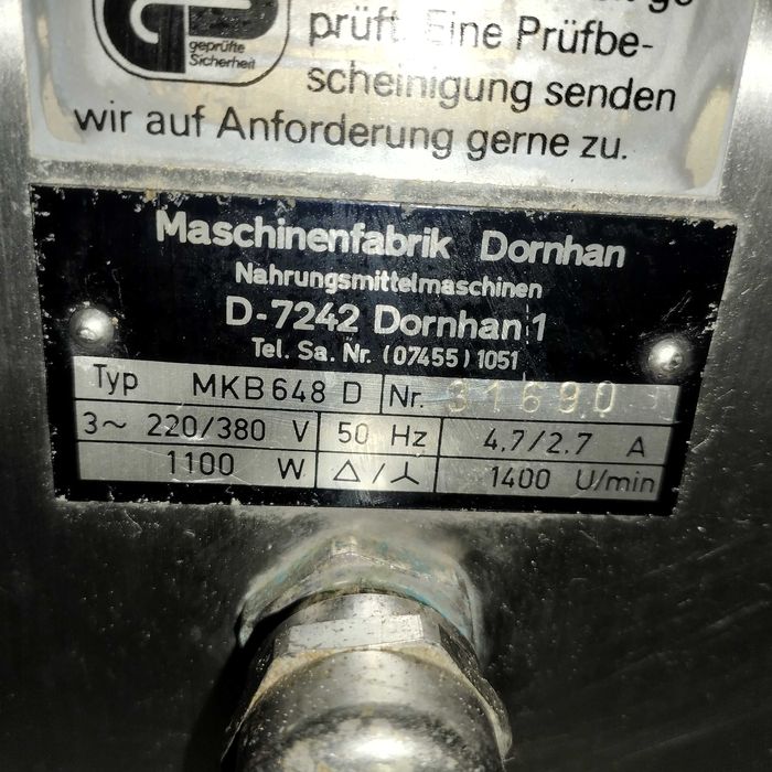 Пила для мяса, стрічкова піла м'ясна Mado Perfekta MKB 648D (Германия)