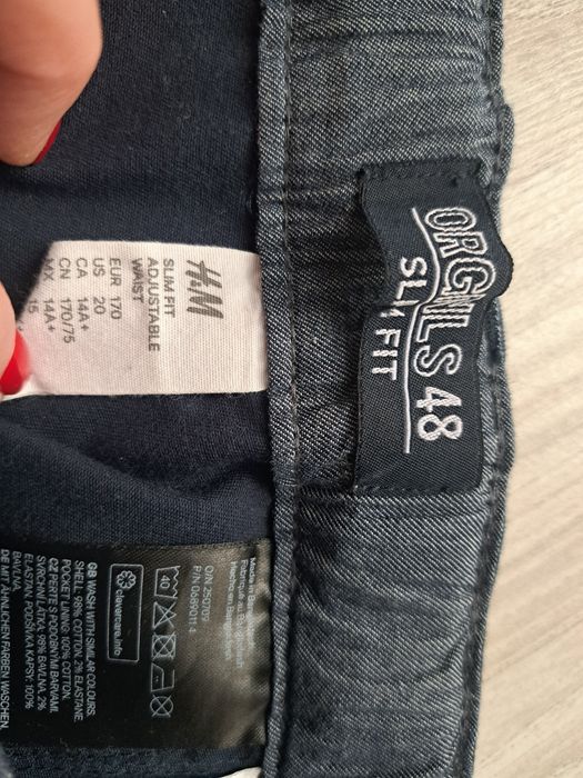 Spodnie granatowe H&M, roz 170