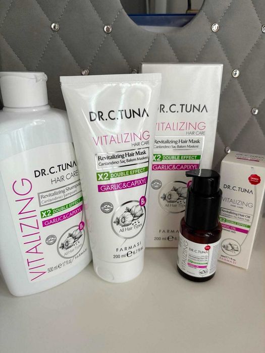 Farmasi Dr. C. Tuna Vitalizing szampon 500 ml + maska 200 ml + olejek 30 ml