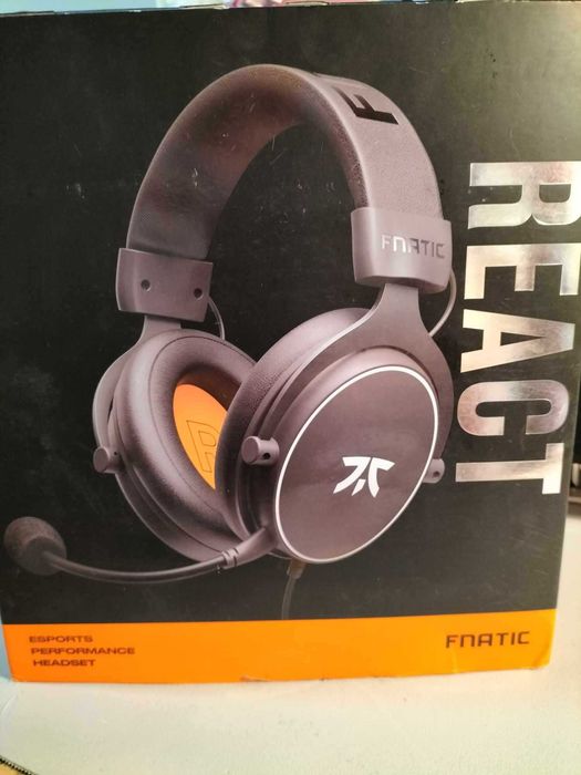 Słuchawki z mikrofonem dla graczy Fnatic