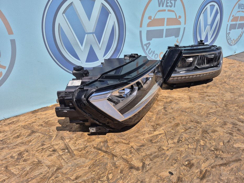 Tiguan 2 Led фари передні європа права ліва фара лед передние фары правая левая передняя  Тигуан Тігуан