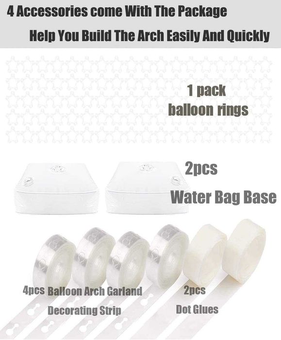 Stelaż metalowy do dekoracji, łuk ślubny 2,2m na balony, kwiaty, złoty