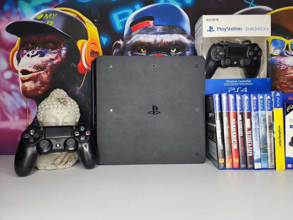 PlayStation 4 slim | 500Gb | Стан 7/10 | + Ігри ( Самовивіз-Відправка)