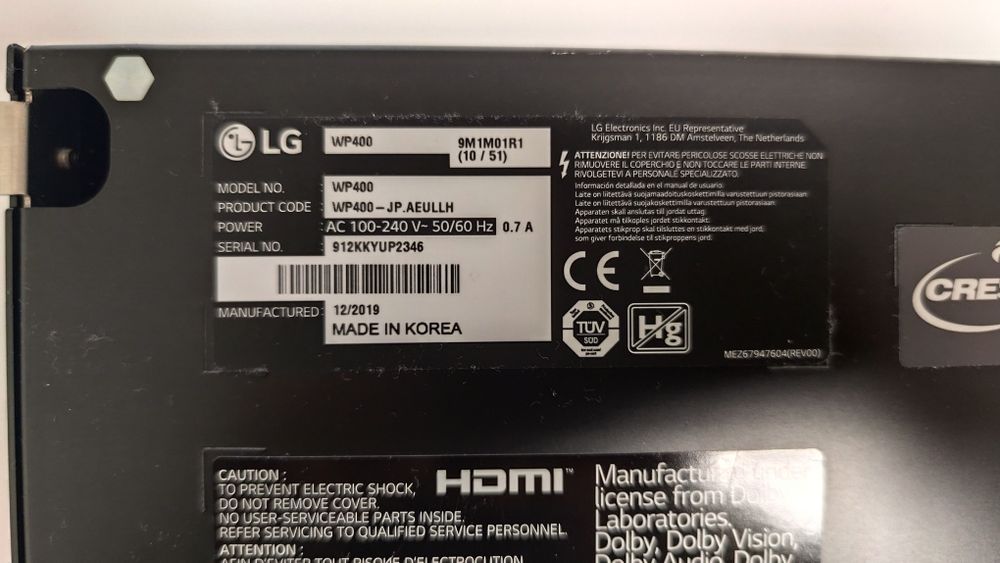 LG webOS Box WP400 (Digital Signane)