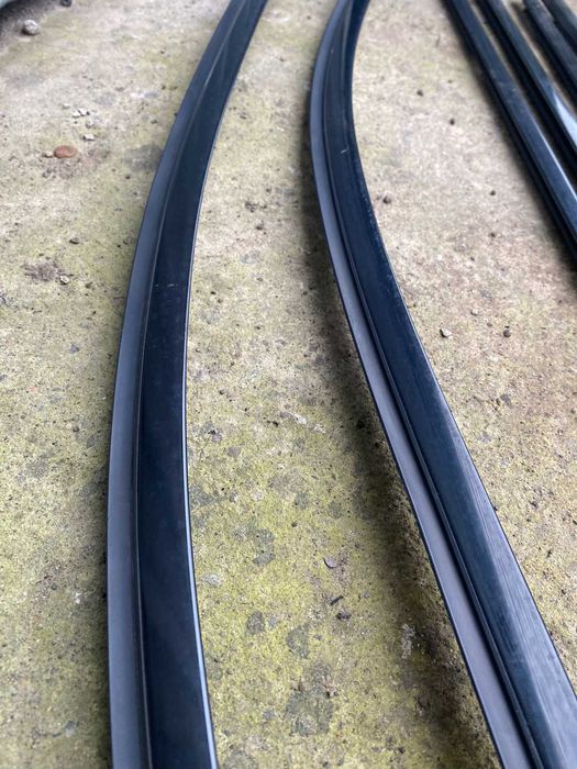 Молдинги дверей BMW E60 Shadow Line накладка молдинг БМВ Е60 Чорні