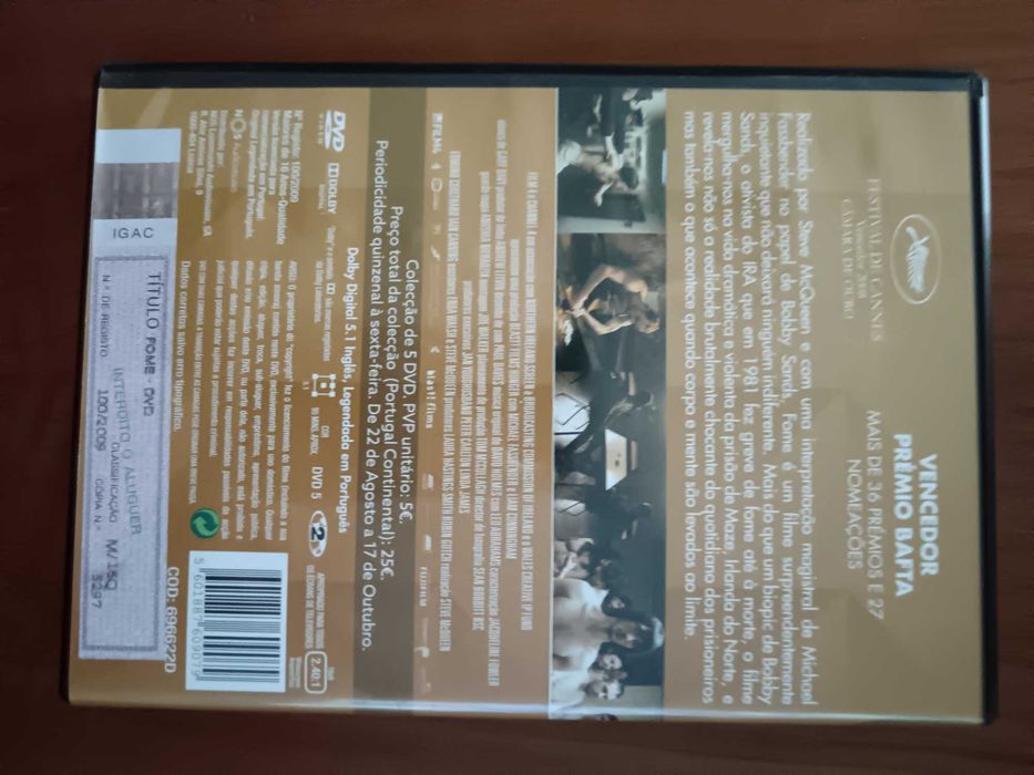 filme dvd original - fome