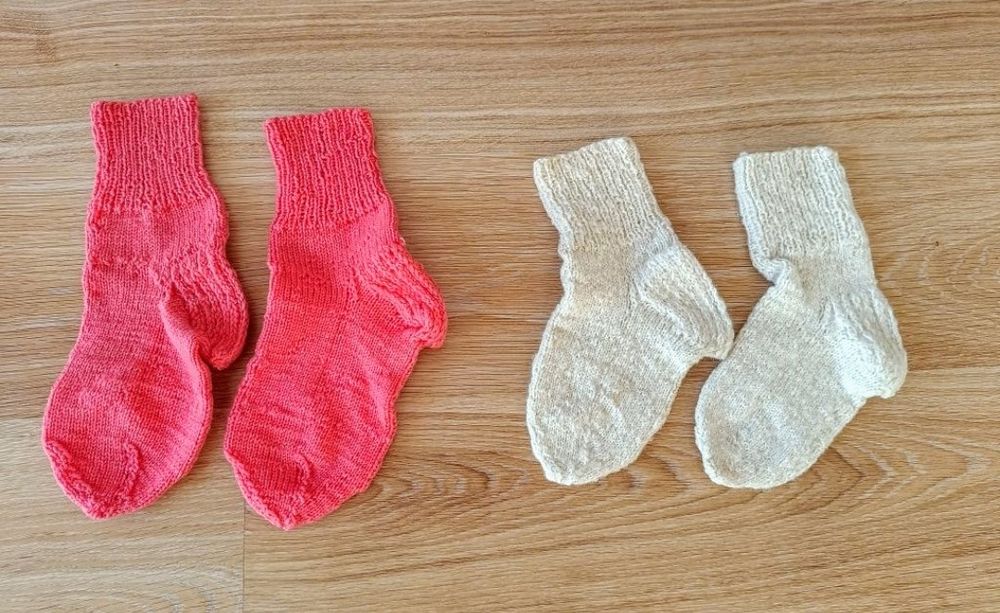 Nowe Wełniane skarpety 2 pary 21/22 cm