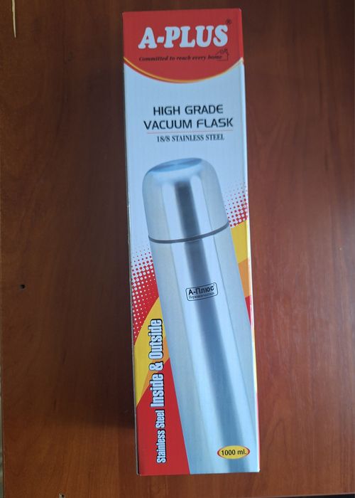 Термос вакуумный из нержавеющей стали, 1000 мл.