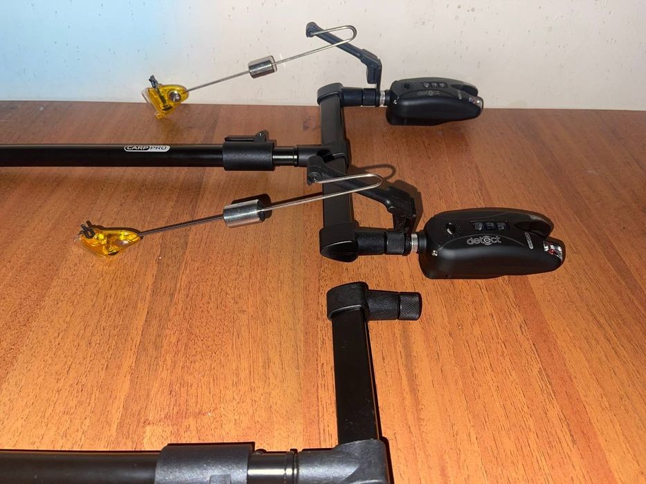 АКЦІЯ! Буз-бар Carp Pro на 2 вудлища + 2 сігналізатора + 2 свінгера