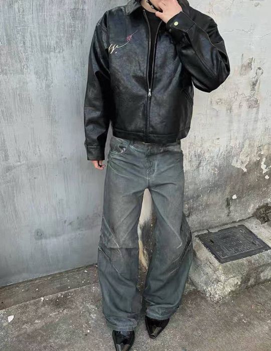 Куртка нова шкіряна бомбер на підлітка