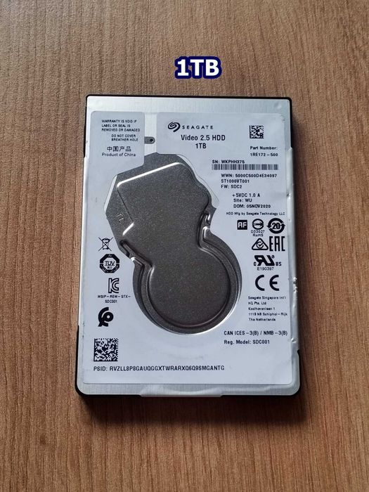 HDD 1TB SeaGate 1000GB