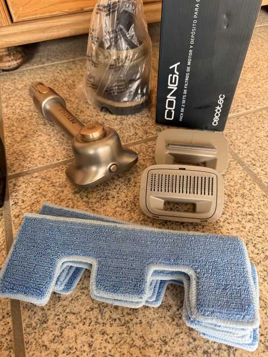Aspirador e Esfregona Vertical Cecotec Conga Rockstar 12500 Stellar AquaPet Flex