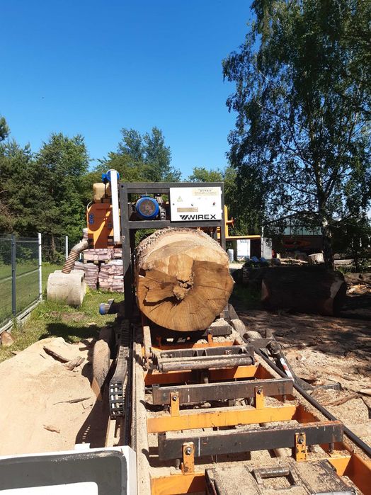 TARTAK/TRAK objazdowy, przewoźny, przejezdny, mobilny,usługi tartaczne