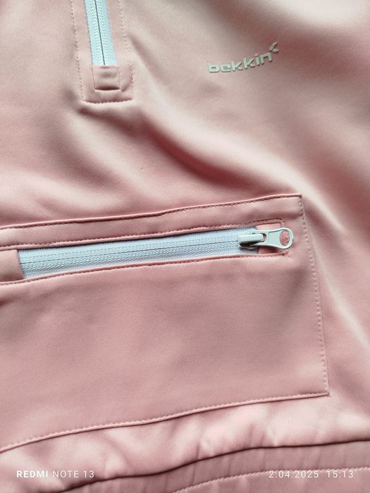 Pudroworóżowa bluza sportowa wf gimnastyka rower bekkin 110 4-5 lat