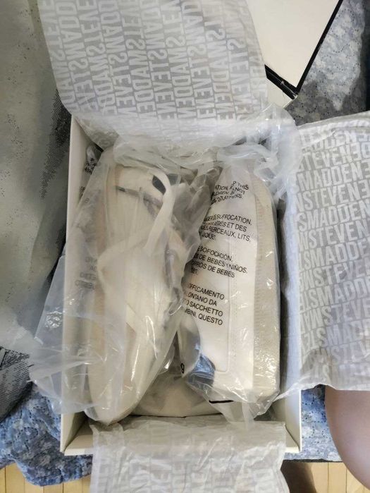 Кеди Steve Madden Sporty White 38 розмір, 7.5 (Устілка 23.8) натуральна шкіра