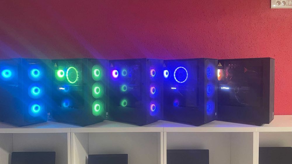 Nowy Komputer Gamingowy Ryzen 7-5700x 32GB 1TB SSD RTX 5070 Win 11