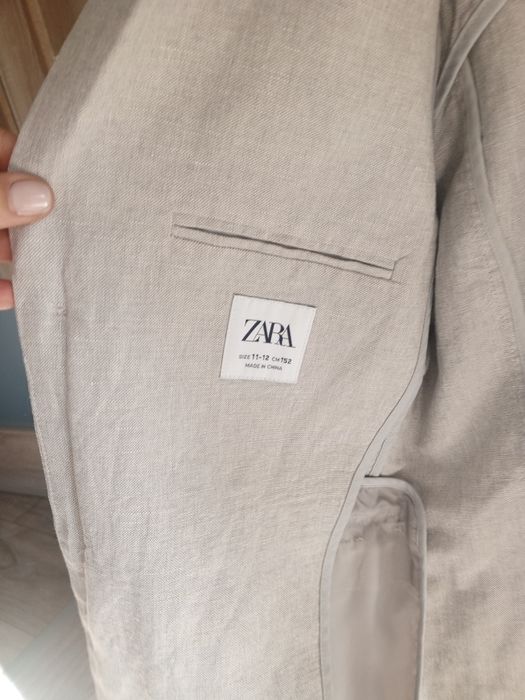 Garnitur Zara 11/12 lat len bawełna