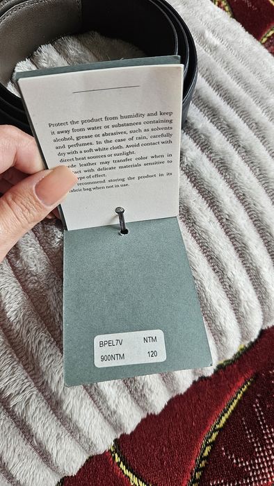 Брендовий чоловічий ремінь Ermenegildo Zegna