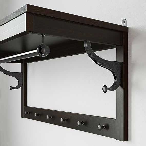 Cabide/prateleira Hemnes iKEA