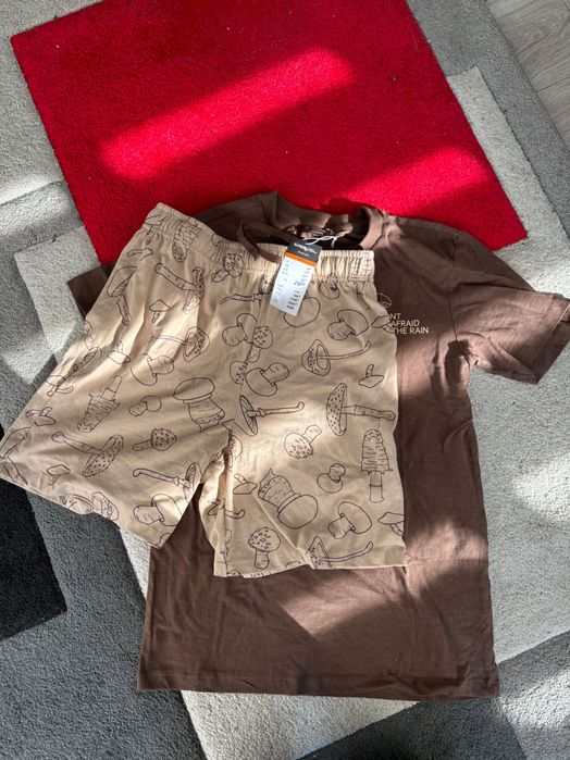 NOWA Piżama w grzyby XS