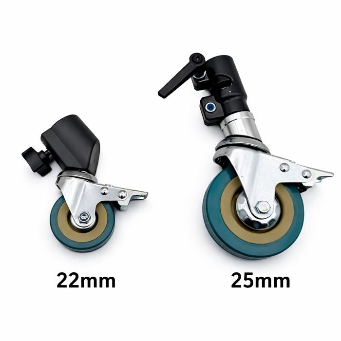 25 мм обертальні колеса для стійки | Журавель