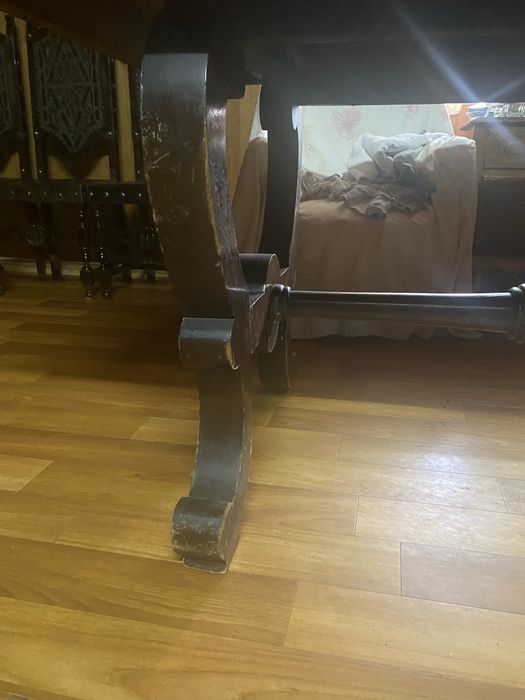 Conjunto de móveis vintage para a sala.