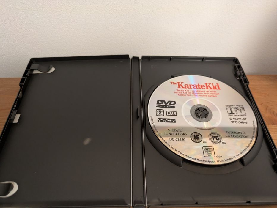 DVD " Momento da Verdade - Karate Kid " 1984 (Como Novo)