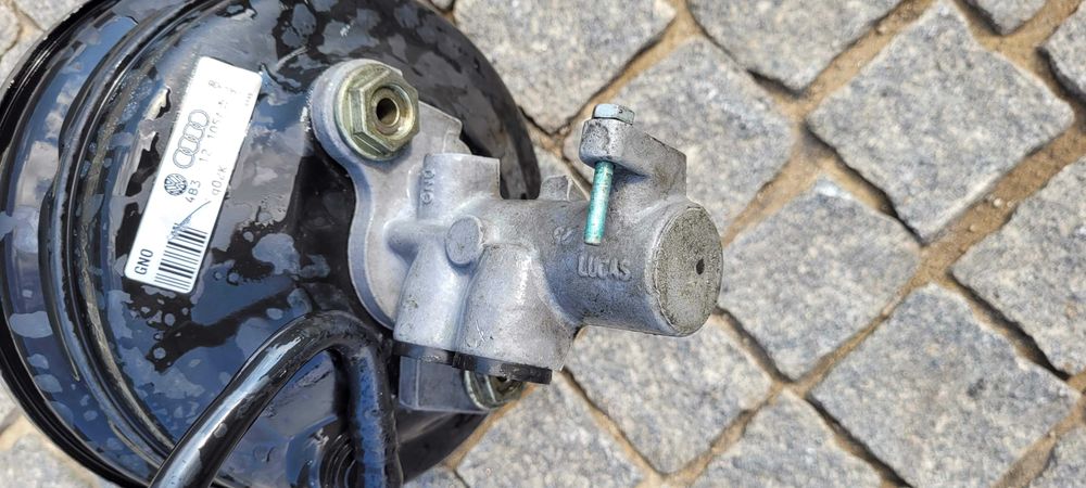 AUDI A4 B5 (8D)/PASSAT B5 - SERVOFREIO DUPLO e BOMBA TRAVÕES ORIGINAL