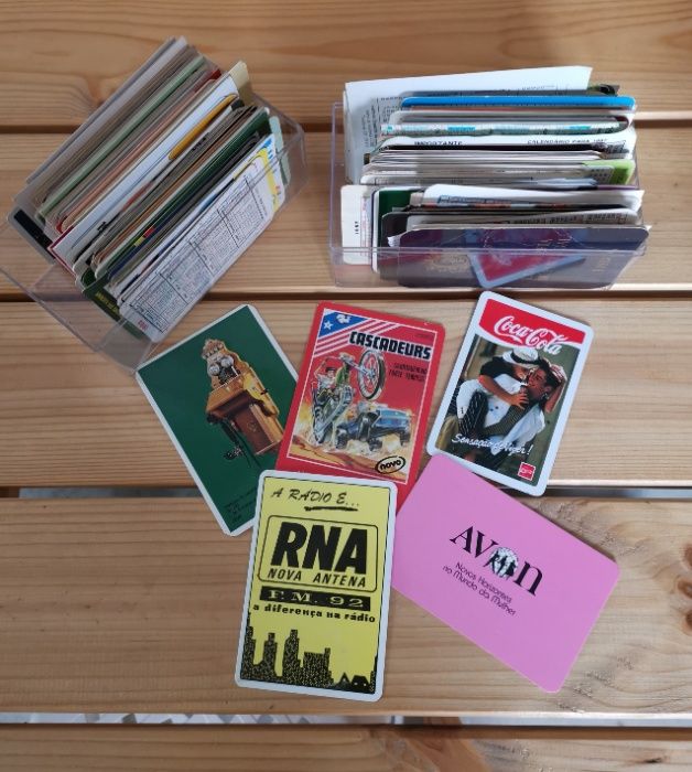 Coleção de calendários de bolso desde 1978