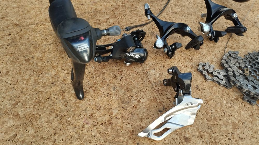 Grupa szosowa shimano sora 3500 3x9 speed